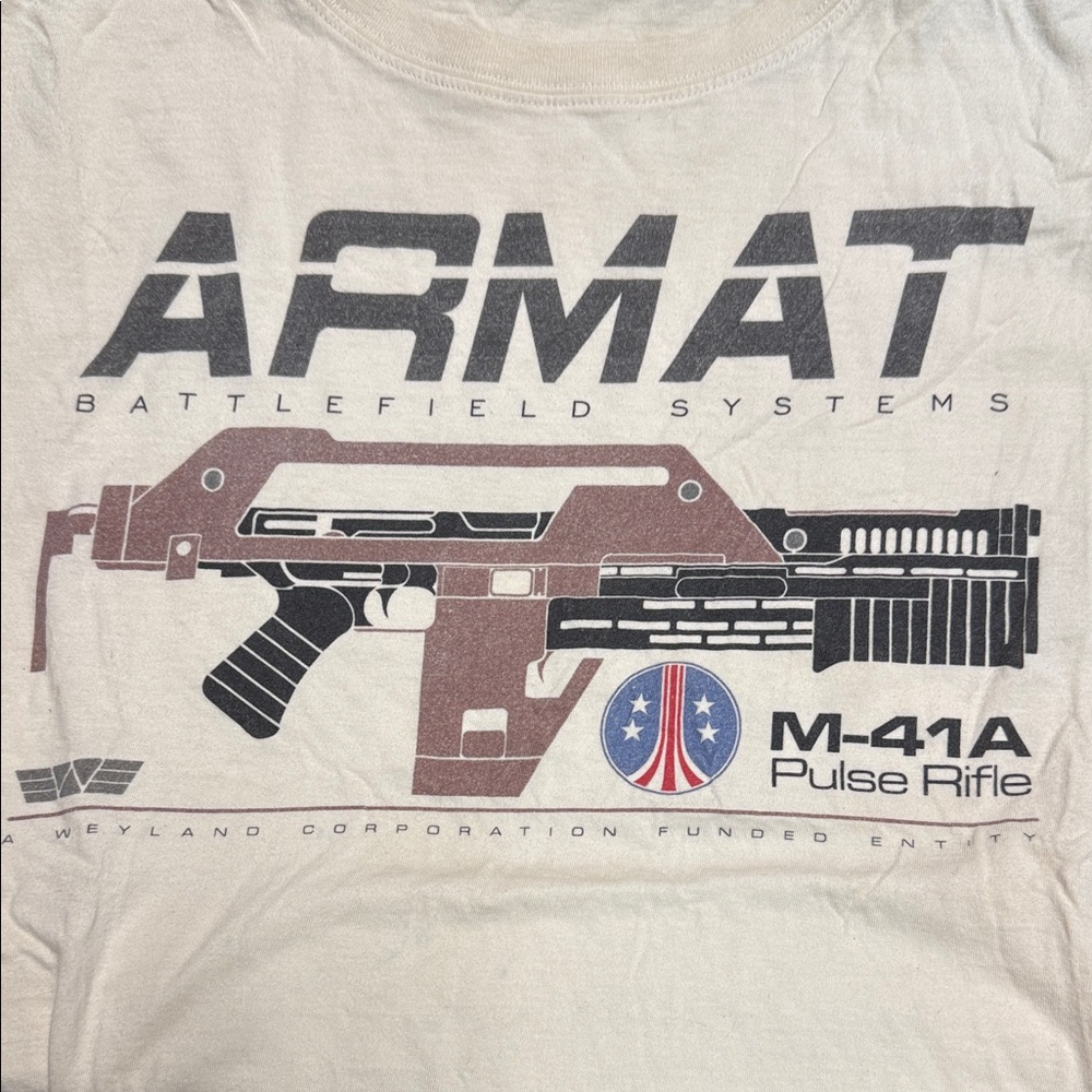 Armature Battle Systems Beige Graphic Tee - Short Sleeve